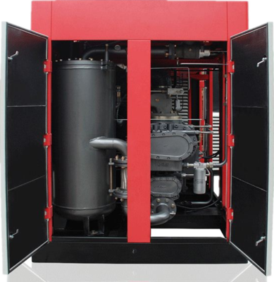 双级压缩节能螺杆空压机